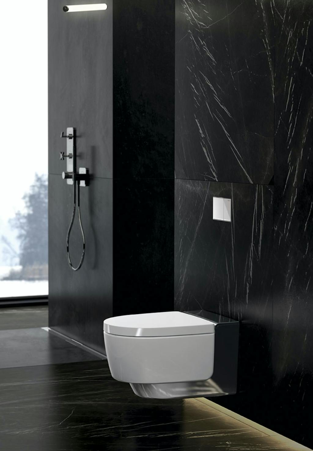 Smart-toilet med mange funktioner Smart-toilet med mange funktioner
