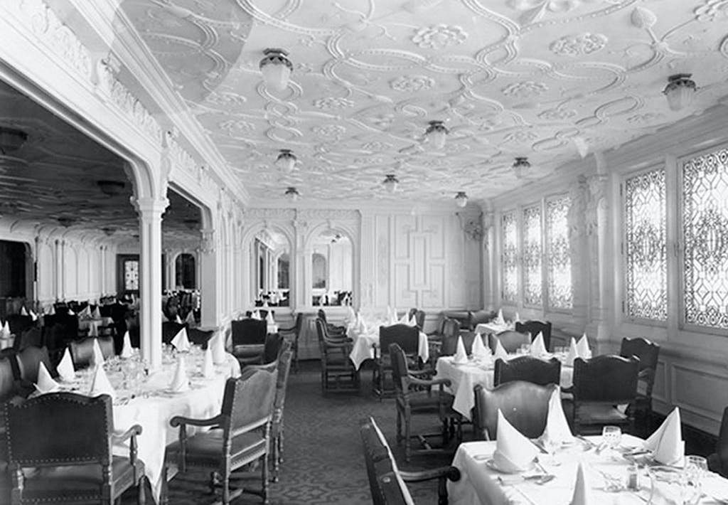 Spiserummet for de rige på Titanic 1