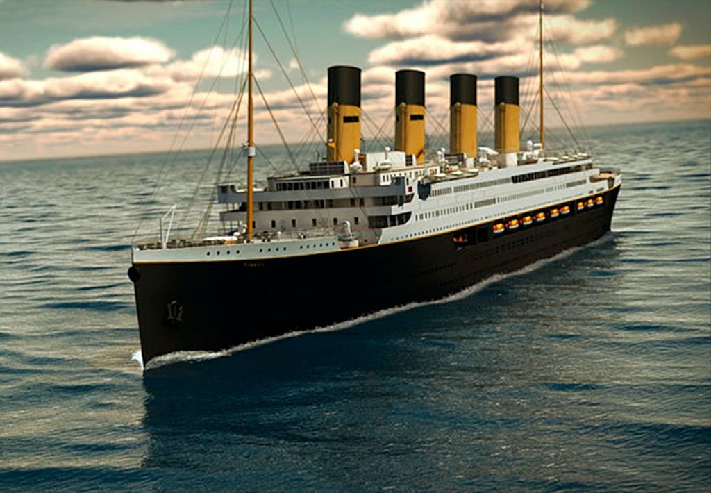 Titanic II i visualisering fra Blue Star Line