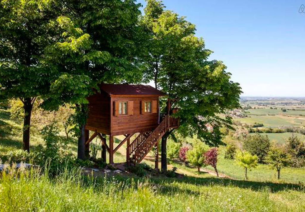 Træhus i Monferrato