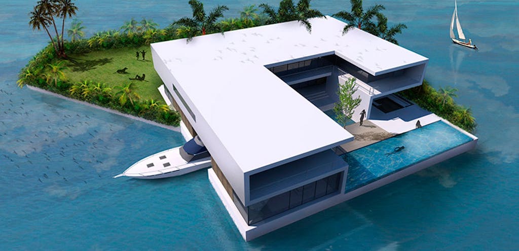 Parkering for luksusyacht