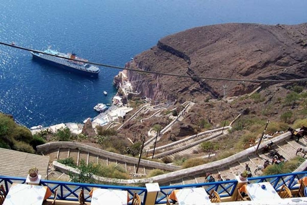 Æselruten på Santorini