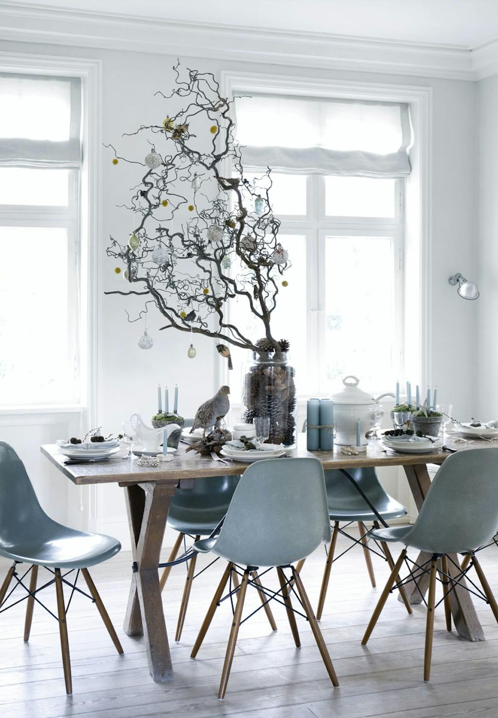 Nordisk og elegant julebord