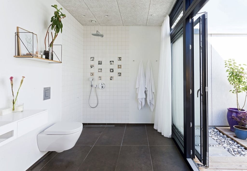 Udsigt fra badeværelset