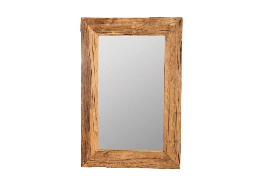 Naturligt badeværelsesspejl