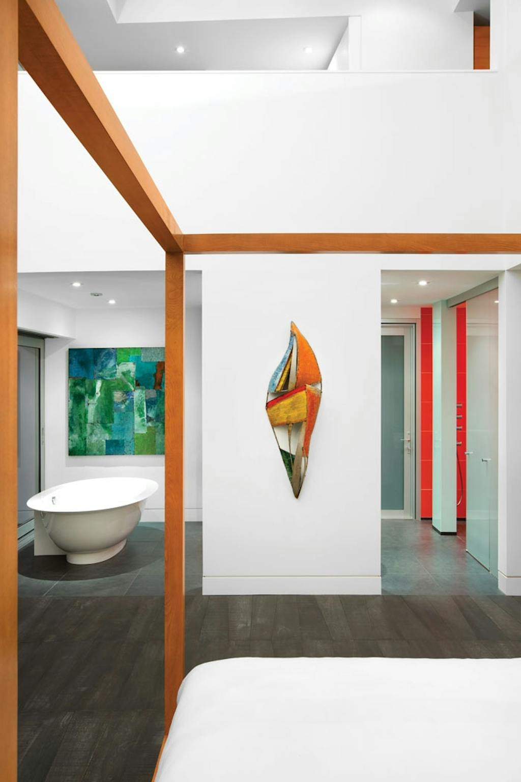 Kunst på badeværelset