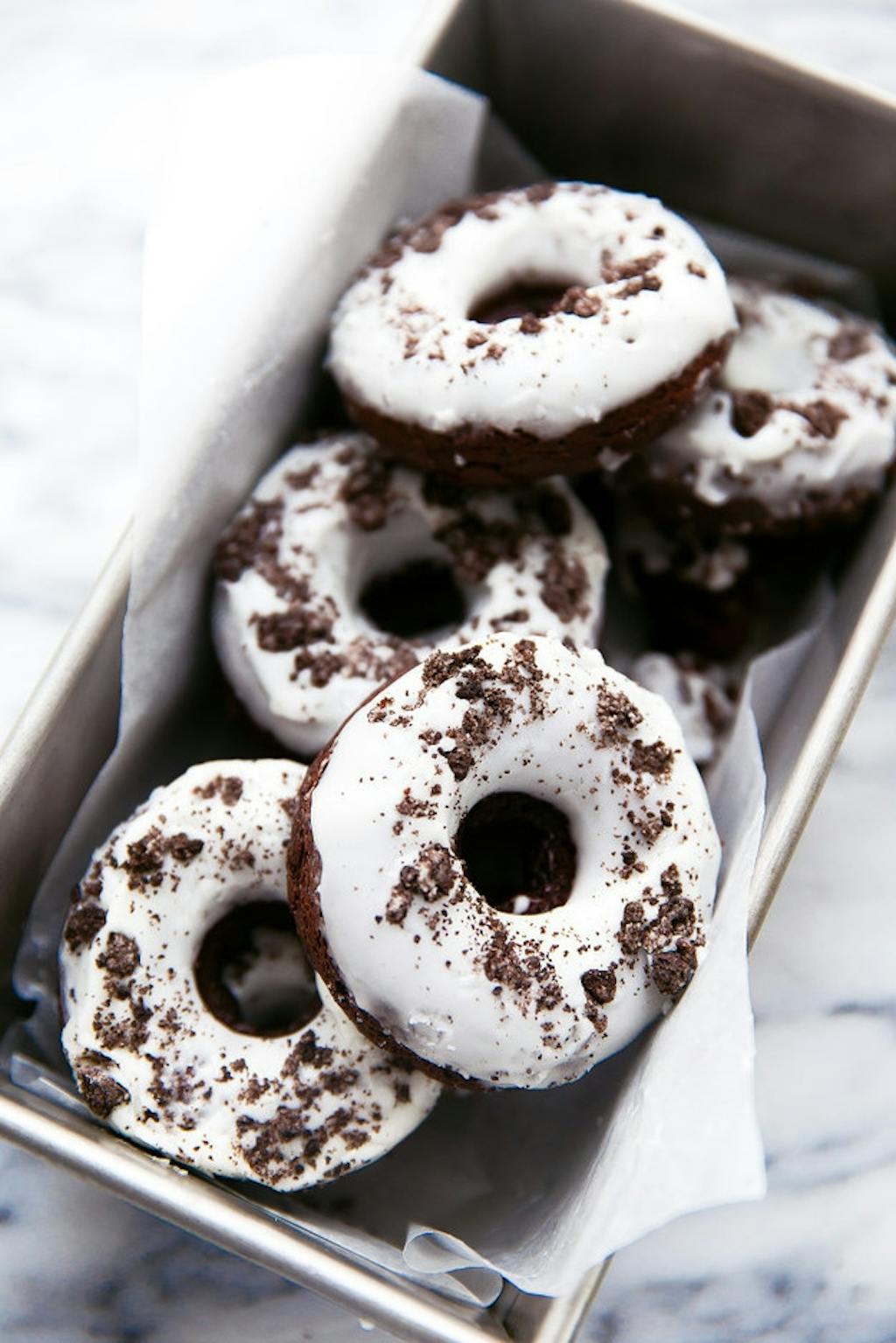 Donuts med Oreo-drys