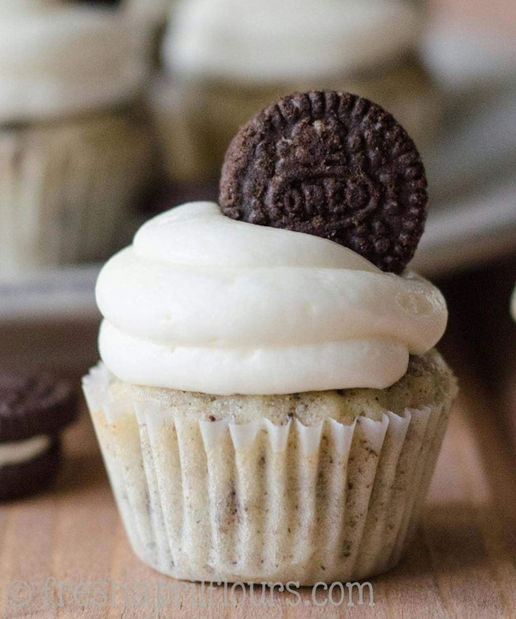 Cookie Cupcakes med Oreos