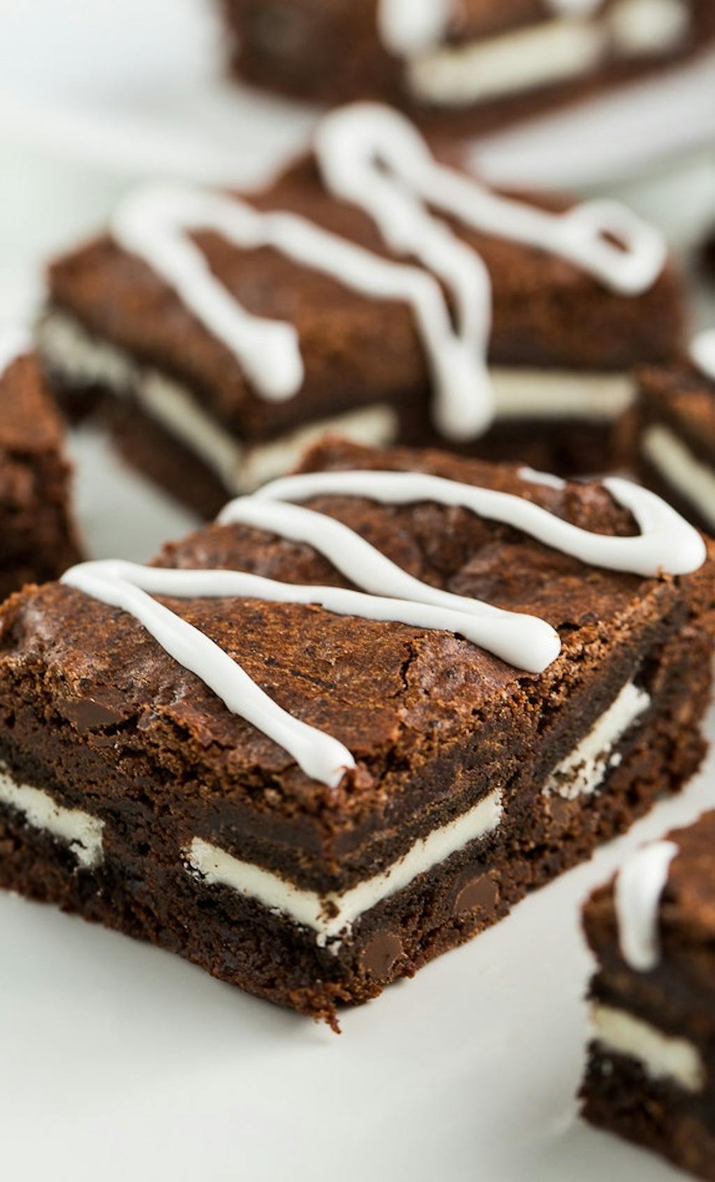 Brownies pakket med Oreos