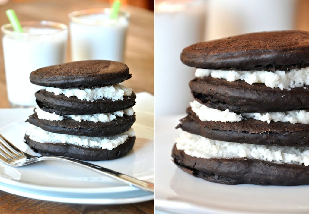 Oreo-kiks og kokosmælk Oreo-kiks og kokosmælk