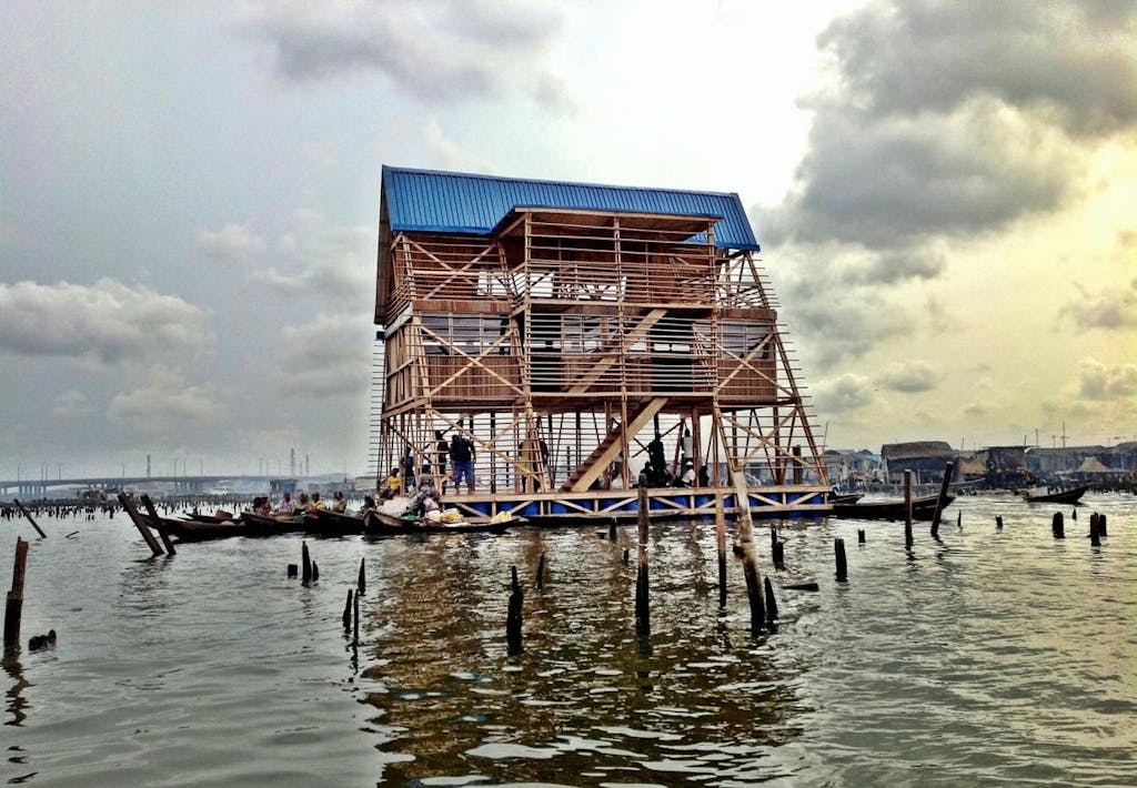 Makoko Floating School af NLÉ og arkitekt Kunlé Adeyemi