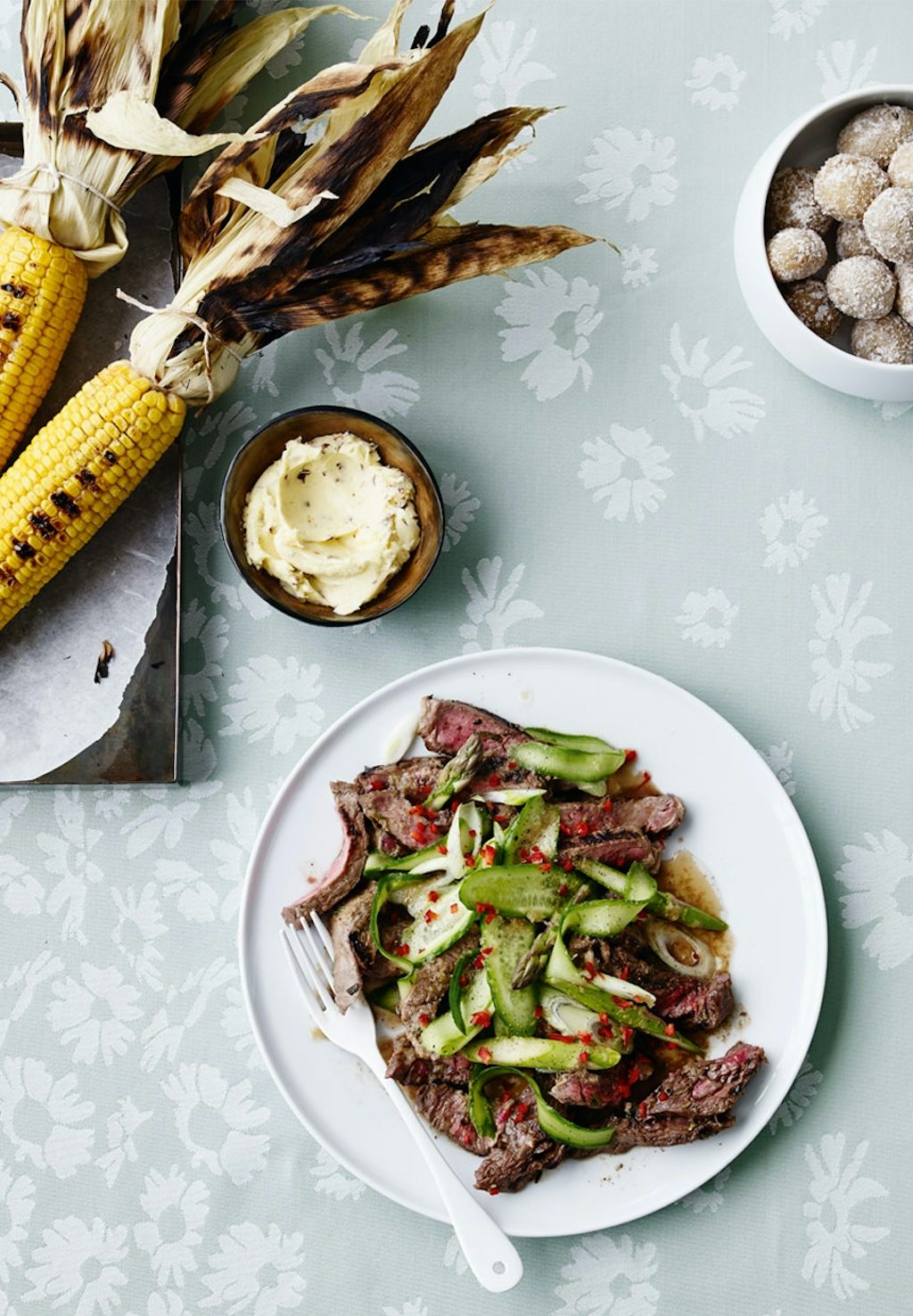 Grillet cote de boeuf med ingefær dressing Grillet cote de boeuf med ingefær dressing