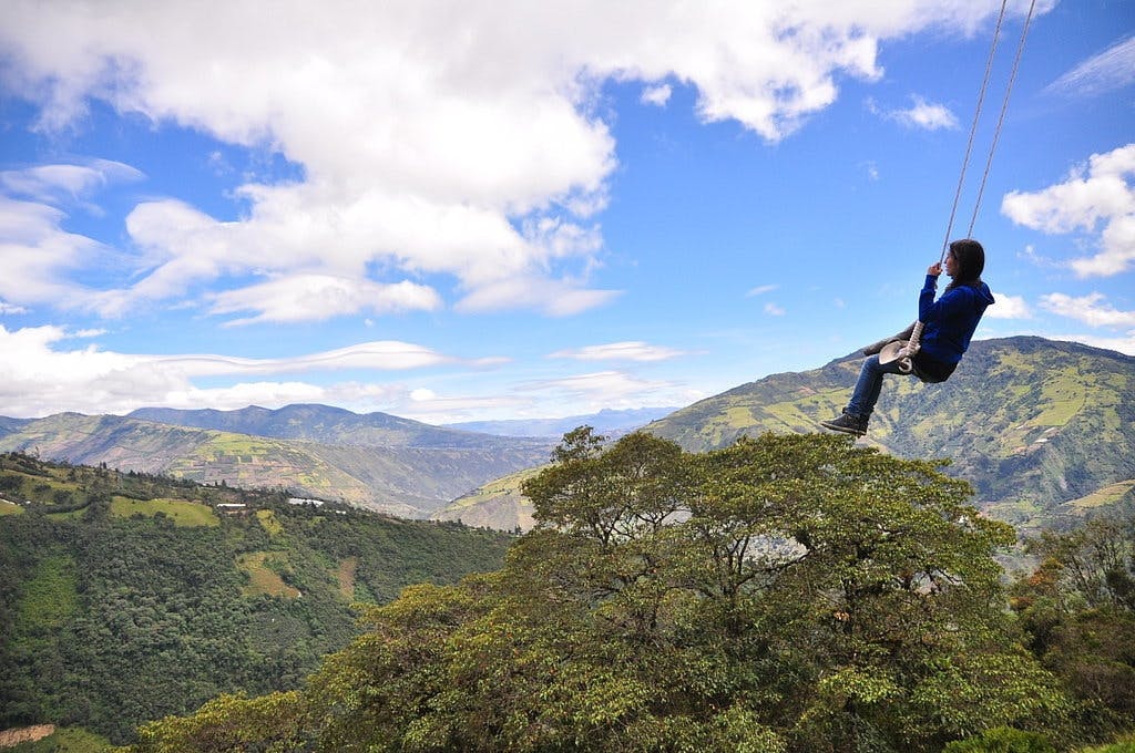 Edge of the World Swing, Ecuador Edge of the World Swing, Ecuador