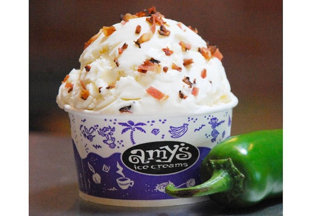 Bacon og jalapenos er lækkert i is, eller ...?