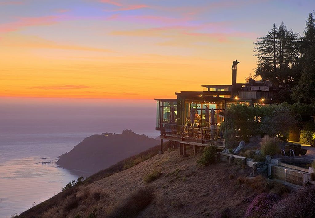 Med udsigt ud over Stillehavet ..