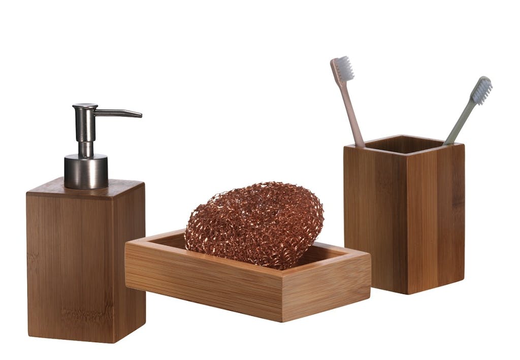 Badtilbehør i bambus