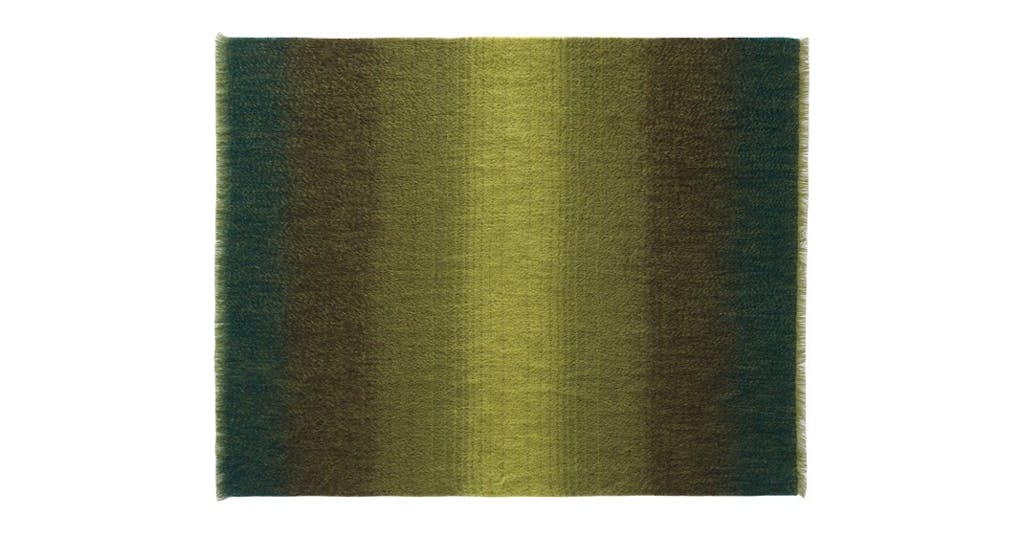 Mosgrøn mohairplaid Mosgrøn mohairplaid