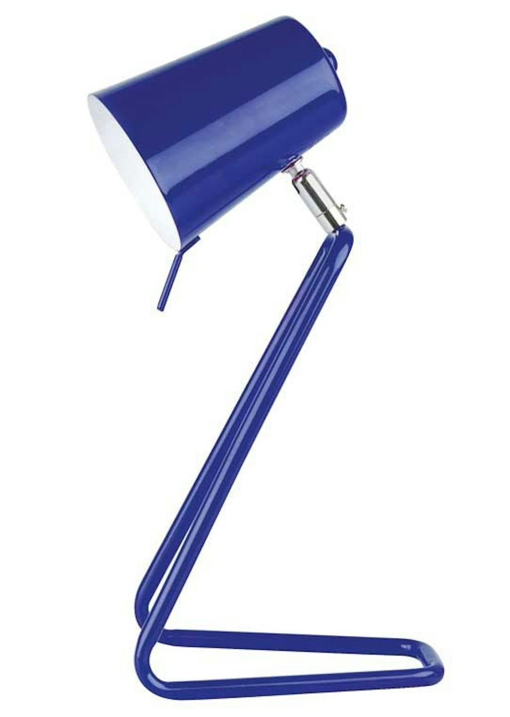 Bordlampe i lakeret metal