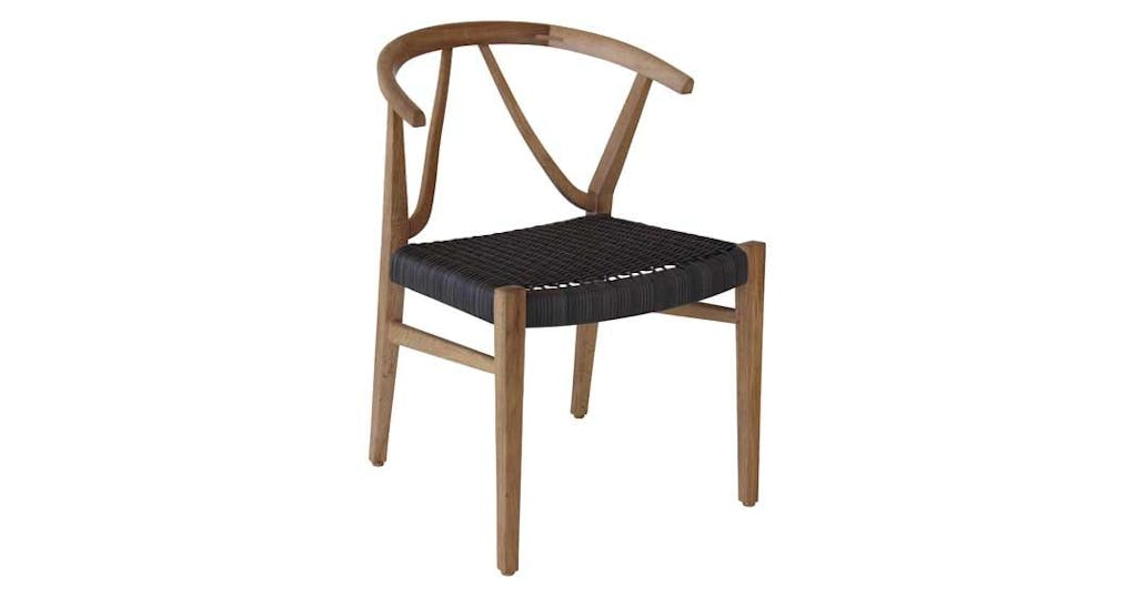 Havestol med et design