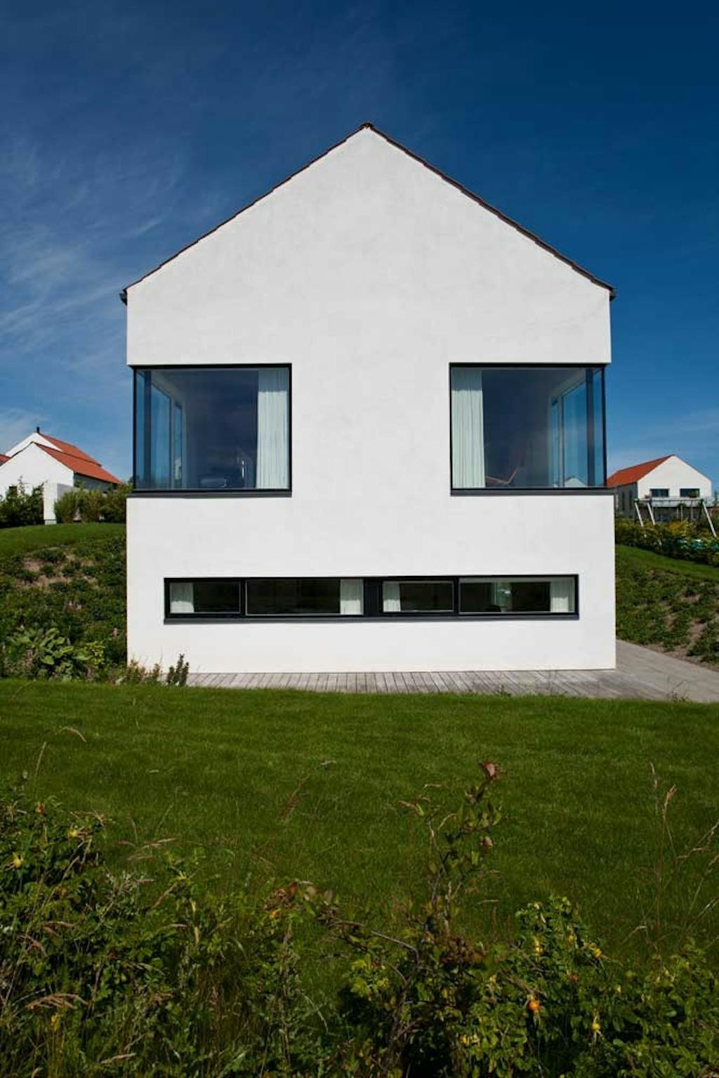 Trine Hjortshøj og Nikolaj Mortensens nyopførte hus