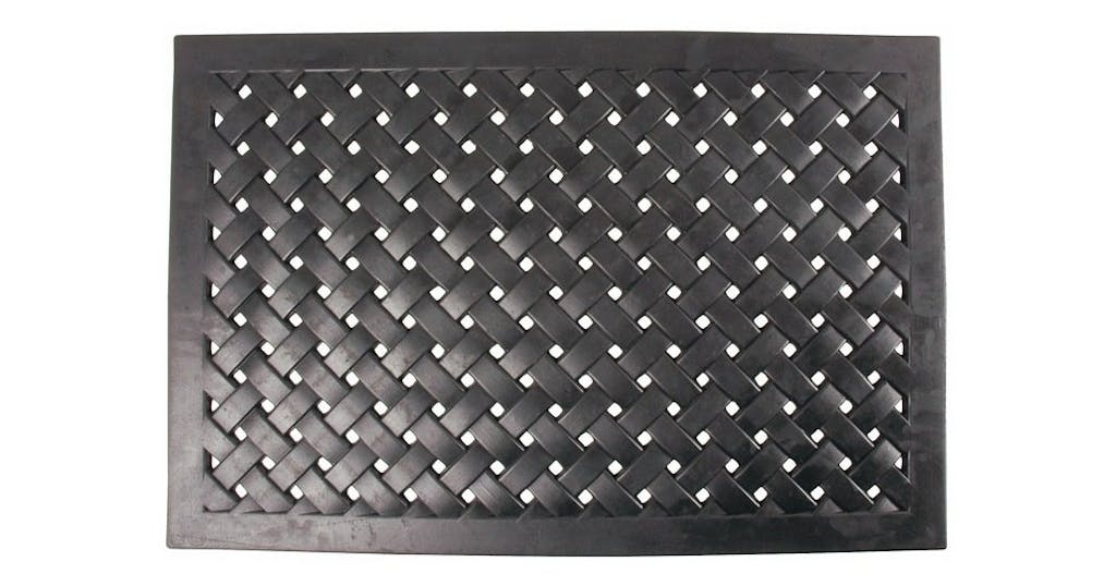 Dørmåtte i gummiflet Dørmåtte i gummiflet