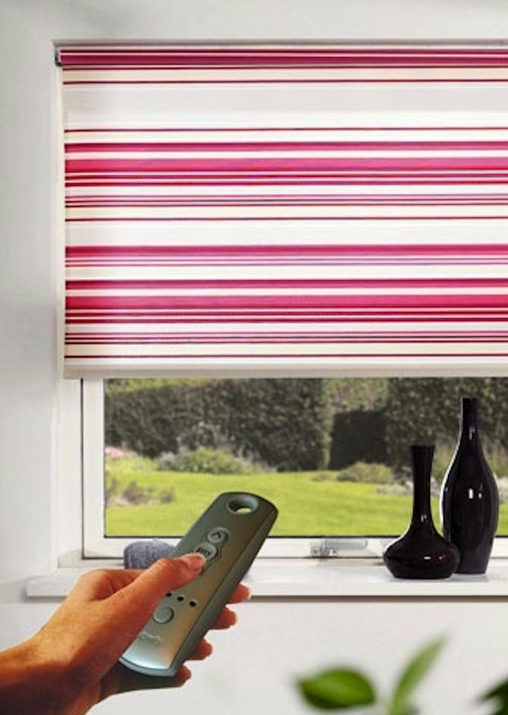 Et batteridrevet rullegardin