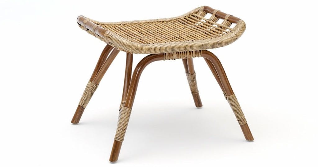 Skammel i rattan Skammel i rattan
