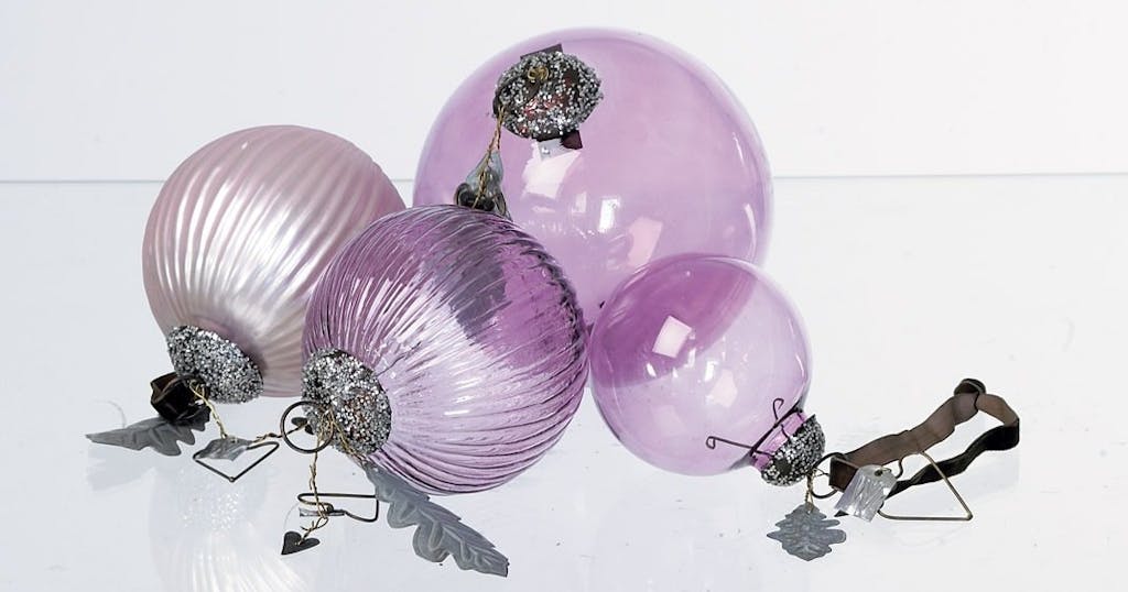 Mundblæste julekugler Mundblæste julekugler