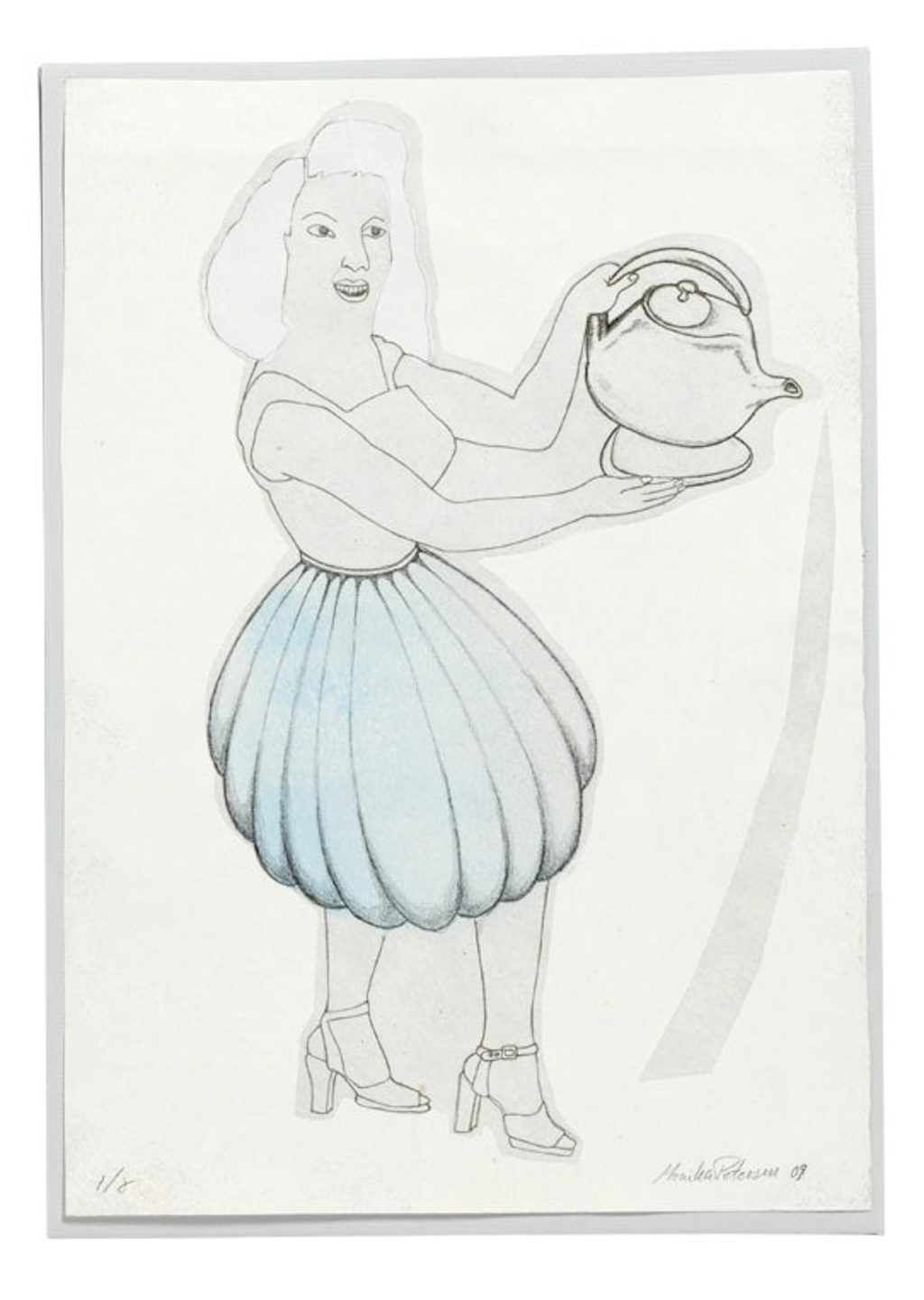 Illustration med efterbearbejdning Illustration med efterbearbejdning