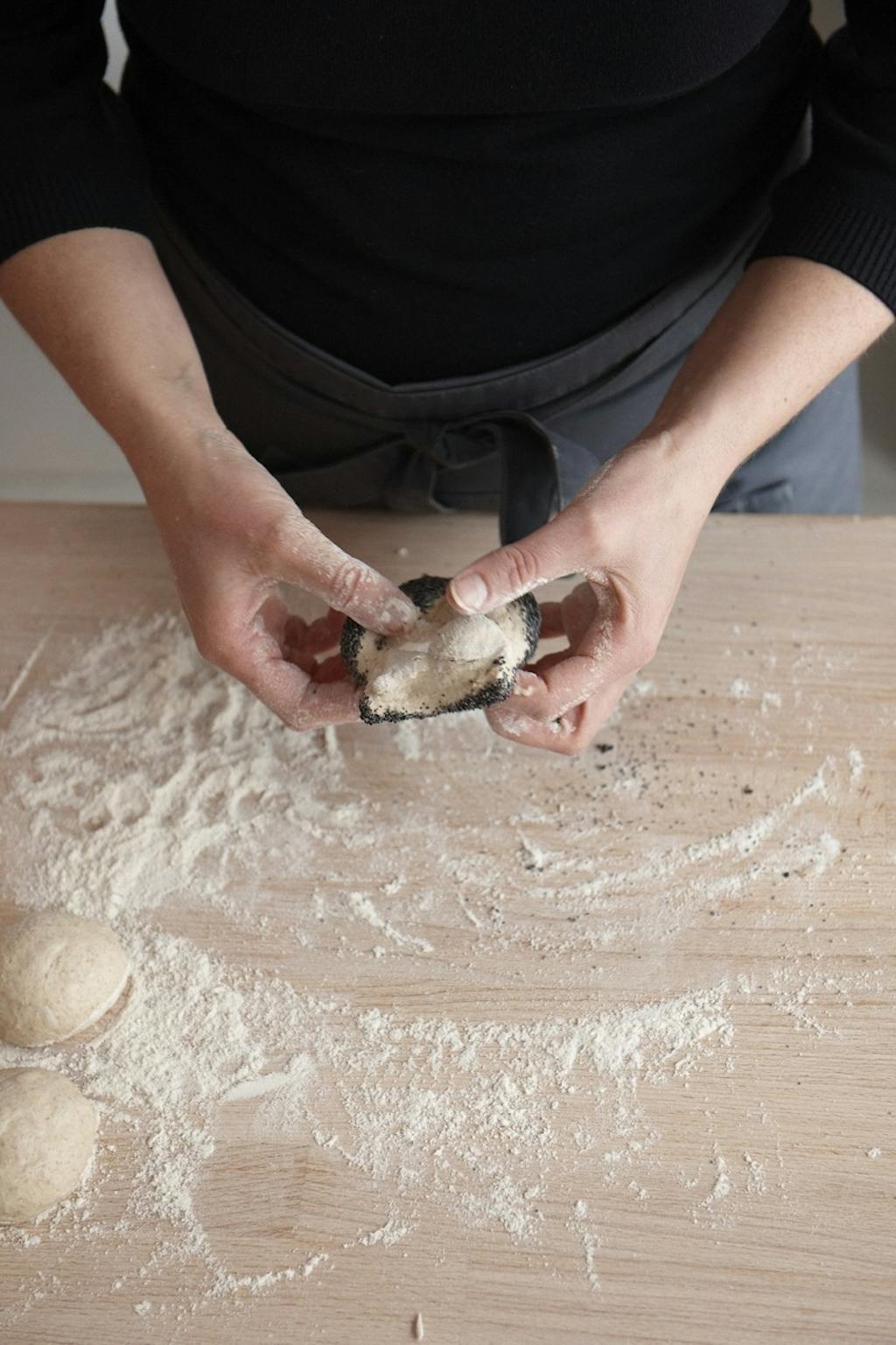 Kræng derefter hurtigt