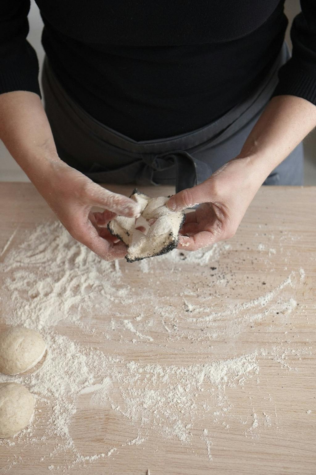 Kræng derefter hurtigt