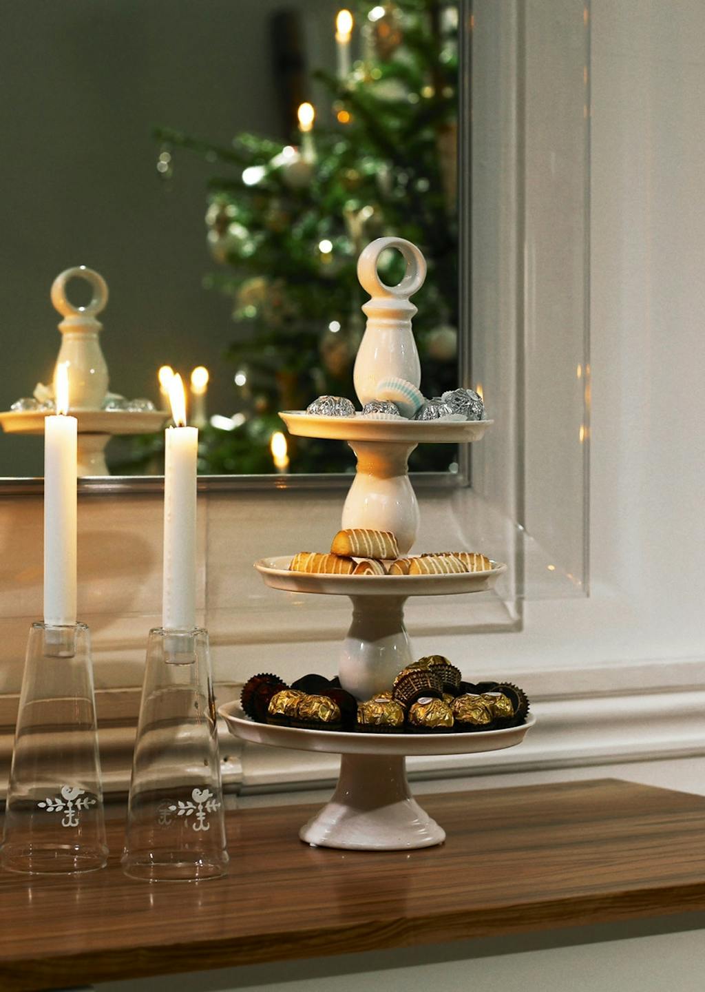 Kagefad i tre etager