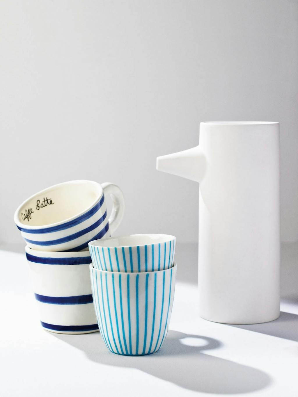 Krus med vandrette striber