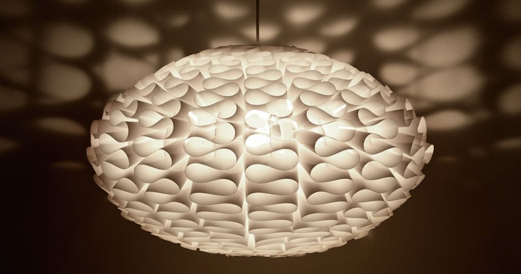 Norm 03. Original samle-selv lampe, designet af Britt Kornum