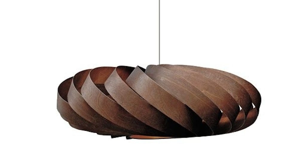 Håndlavet pendel i birketræsfinér