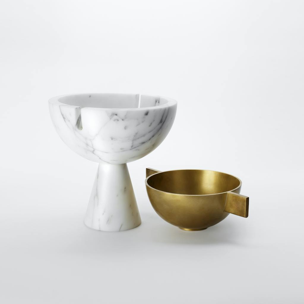 vase blomster opsats