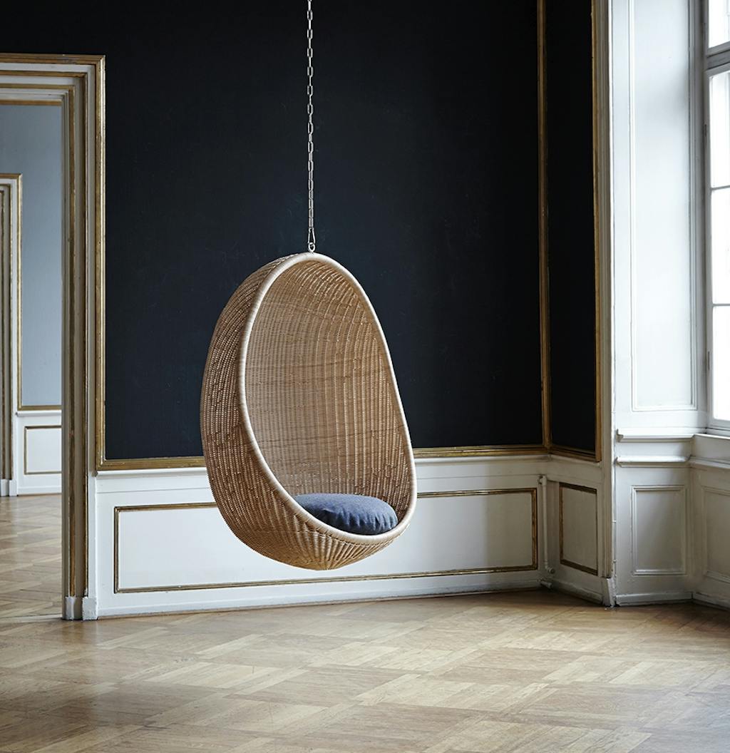 Eggchair hængestol rattan