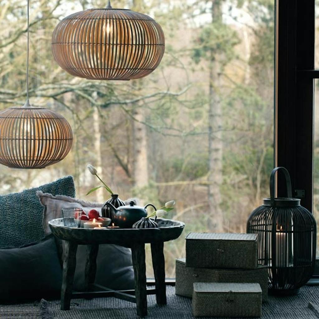 Bambus Lampe Broste