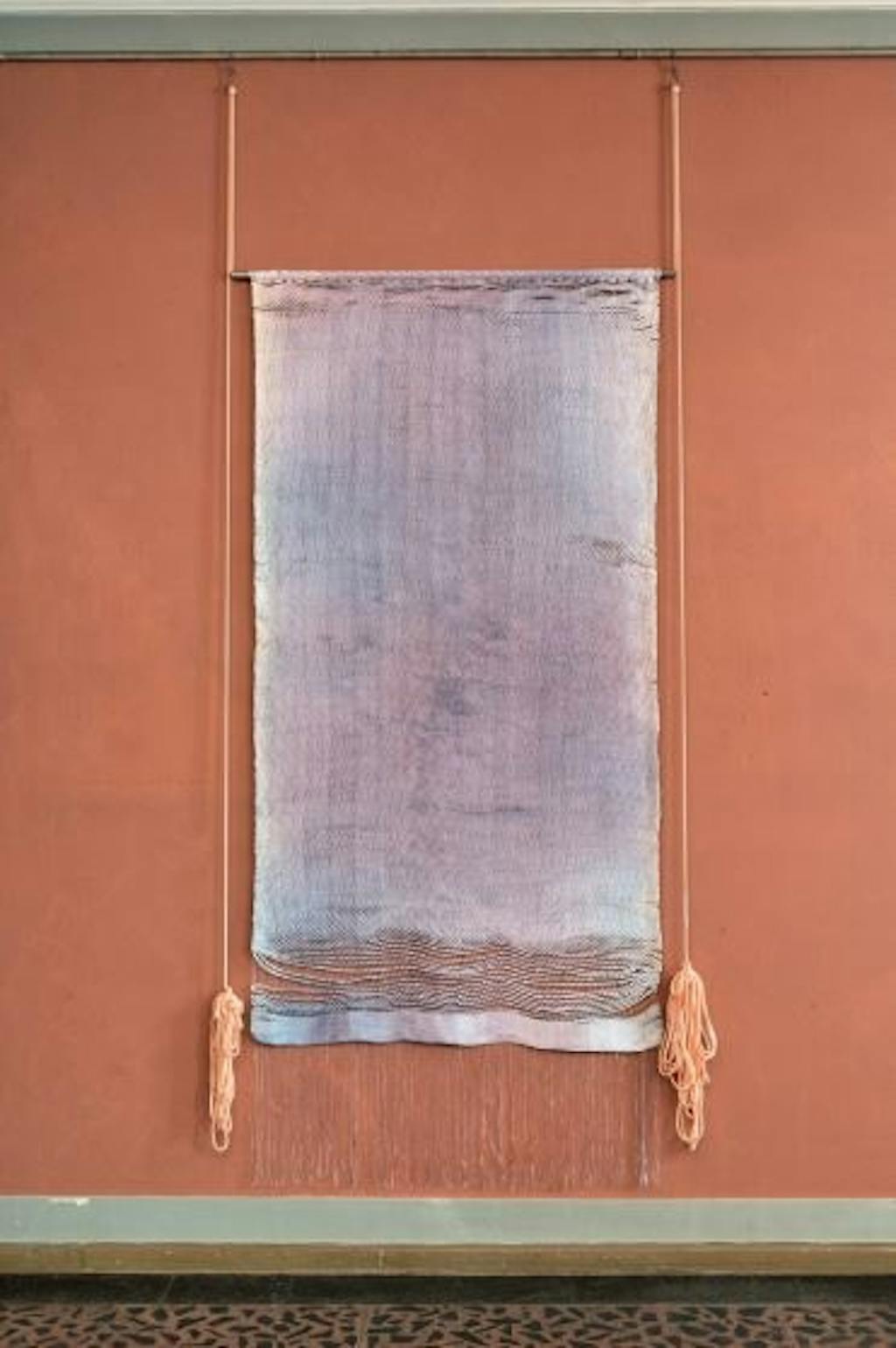 tæppe hæklet vægtæppe