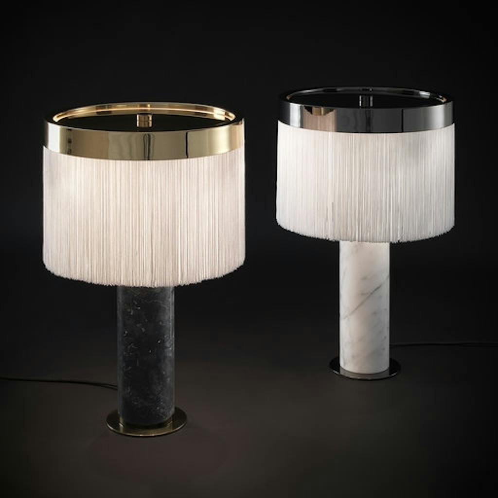 lampe bordlampe frynser