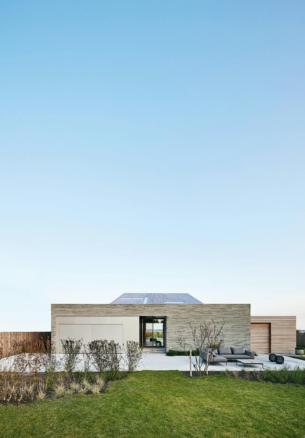 villa grå arkitekt design