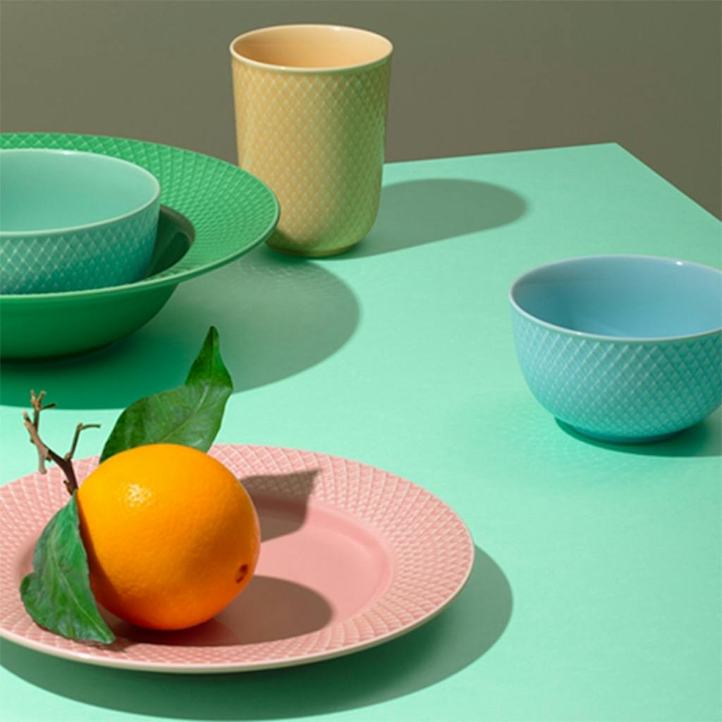 Lyngby Porcelæn Rhombe frokosttallerken