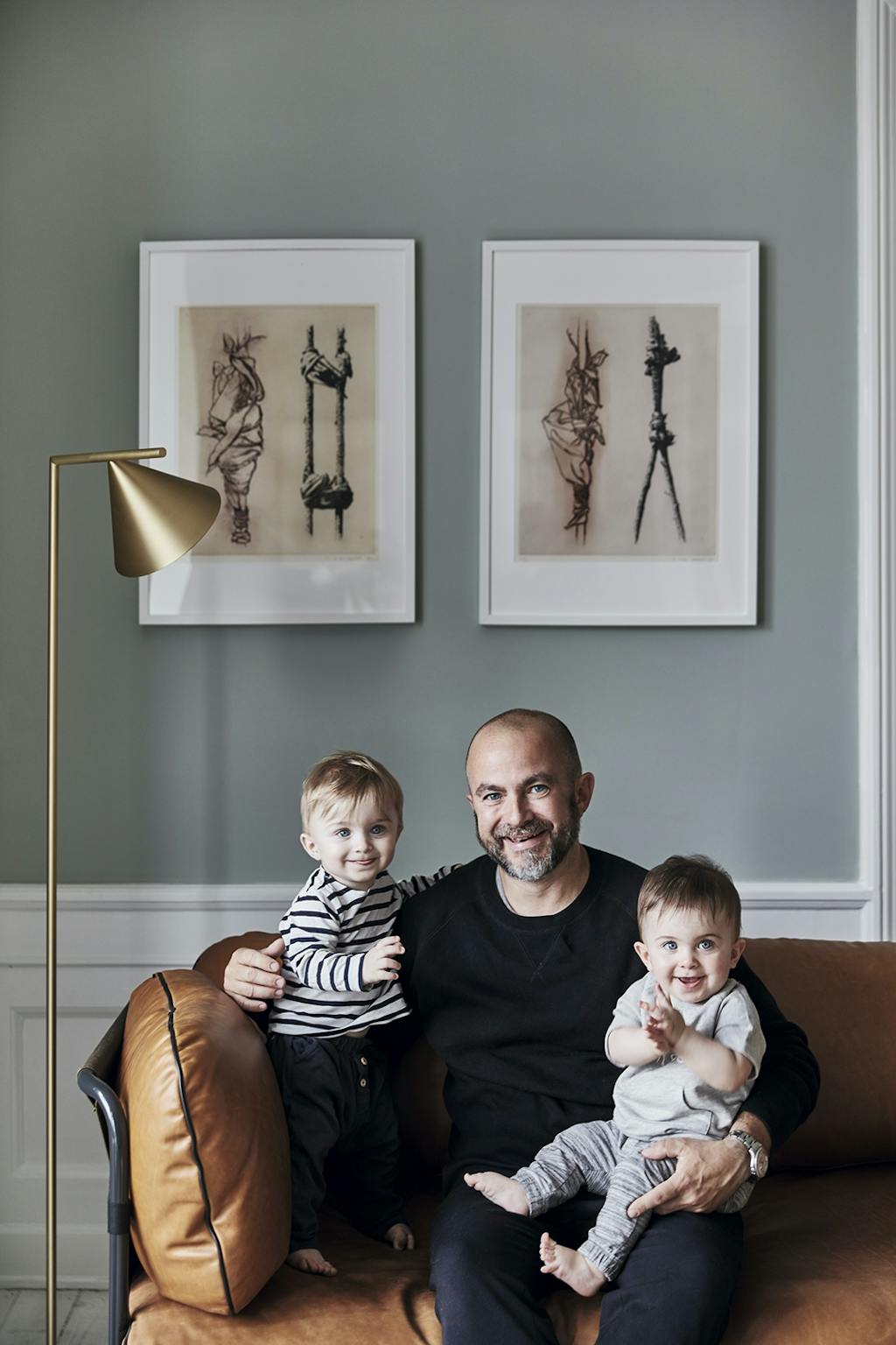 Familie lampe sofa Familie lampe sofa