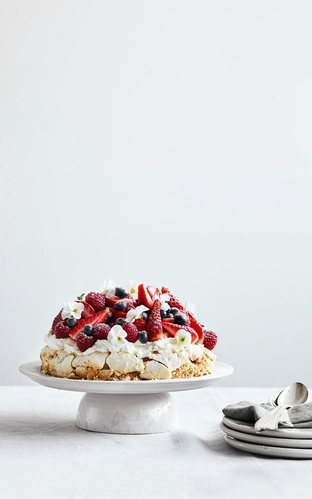 Lækker maregns og bær kage