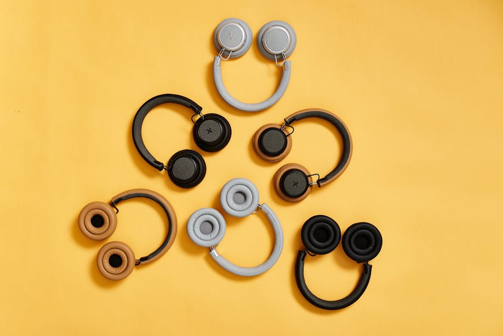 SackIt trål'se høretelefoner Touchit