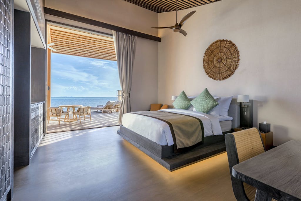 Maldiverne hotel soveværelse villa retreat