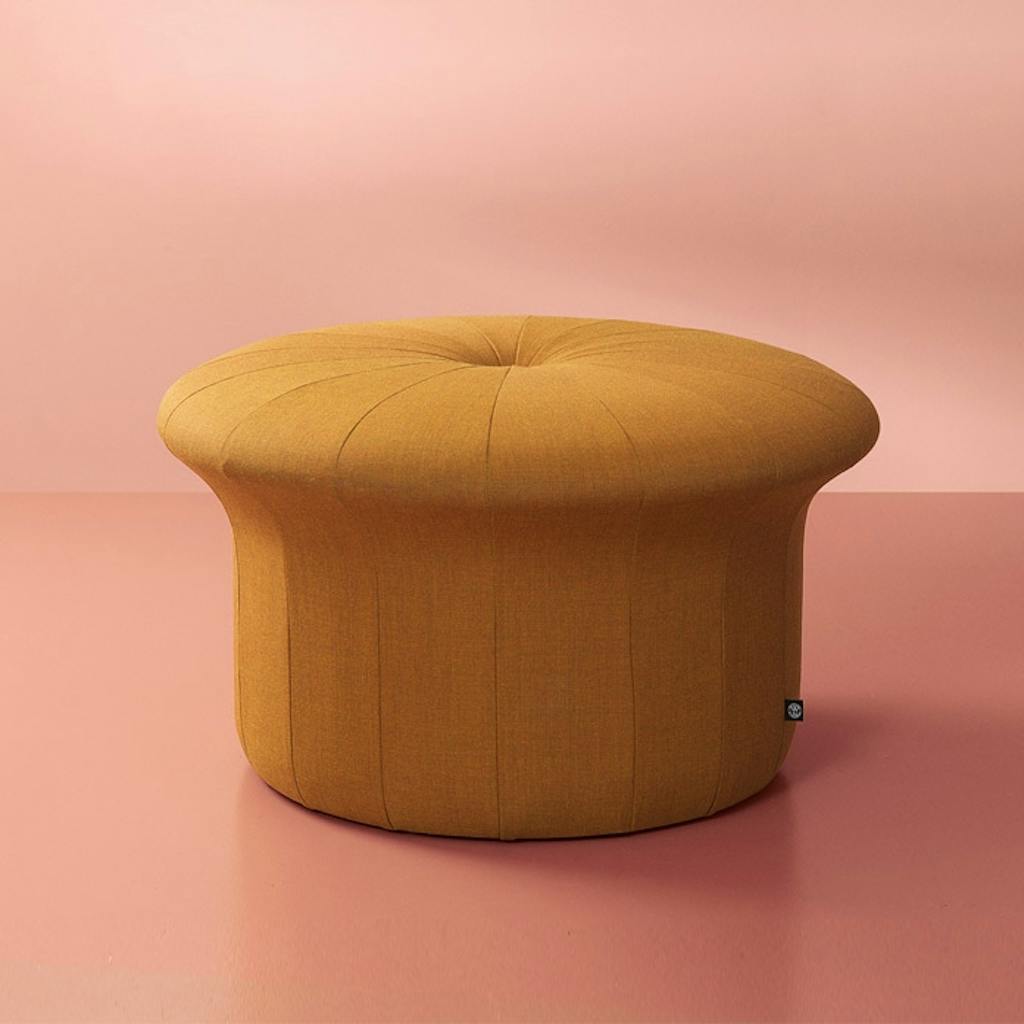 puf gul velour warm nordic