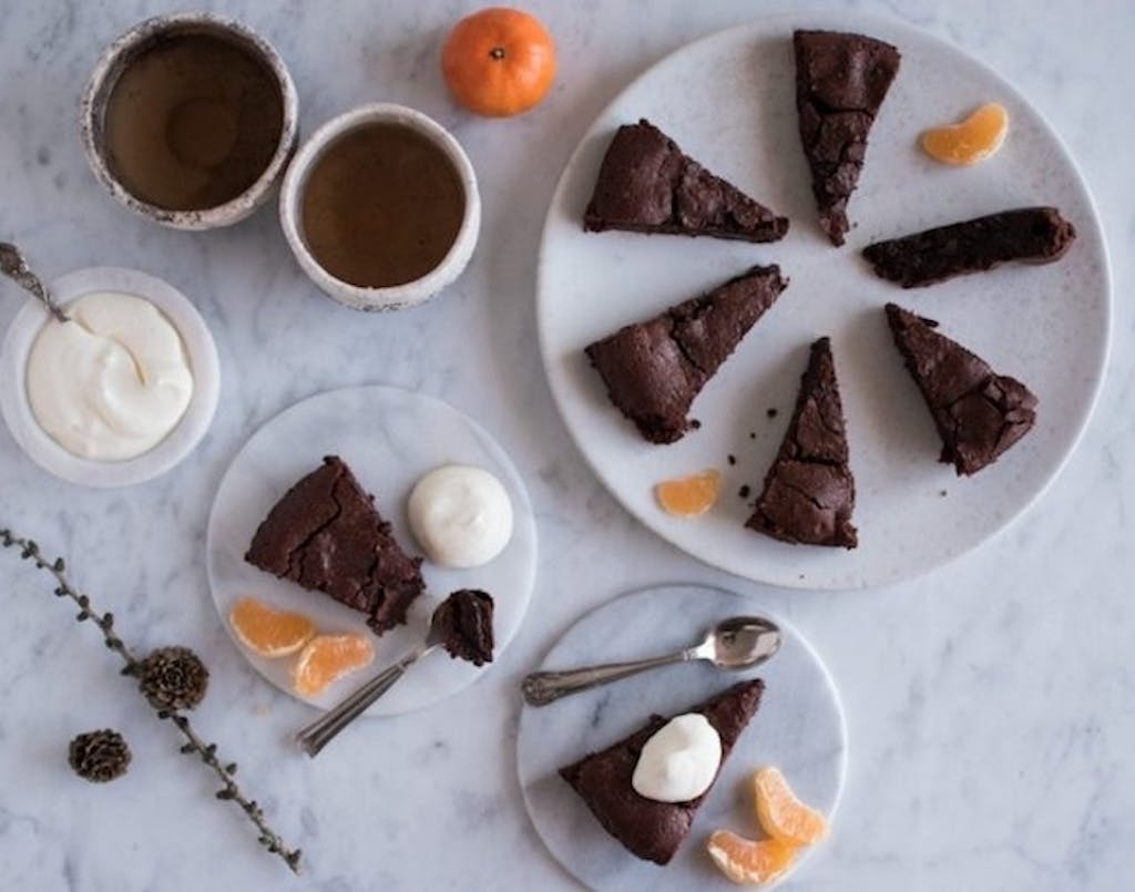 Chokoladekage med dadler