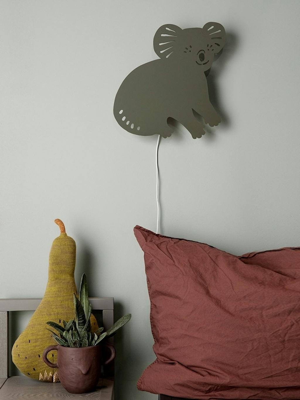 Ferm Living koala lampe til børneværelset