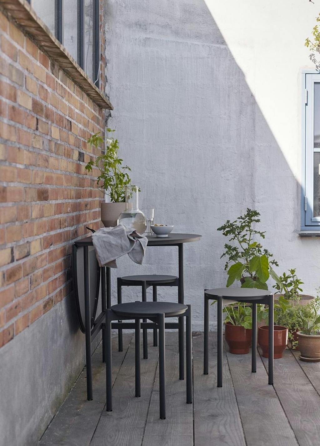 Cafebord fold sammen altan terasse